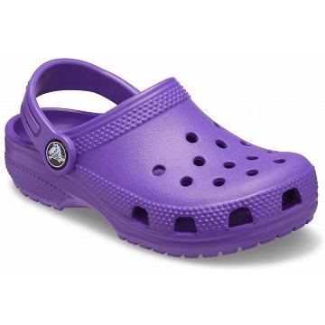 Crocs Classic Boys' Clogs Purple | Australia 1411UZGT